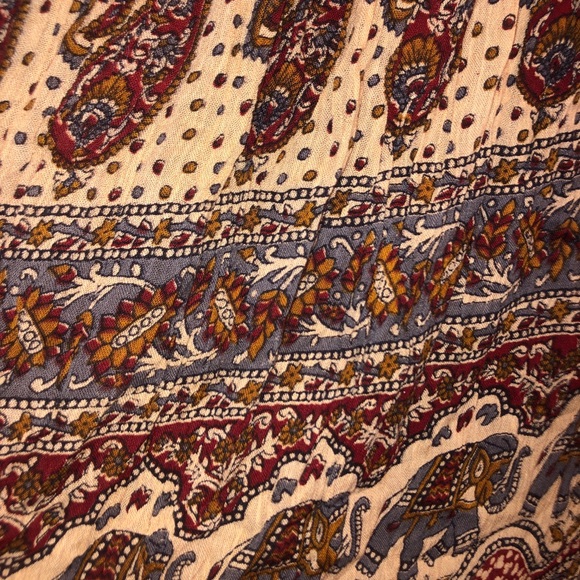 Handmade Nepali Drawstring Skirt - Picture 4 of 4